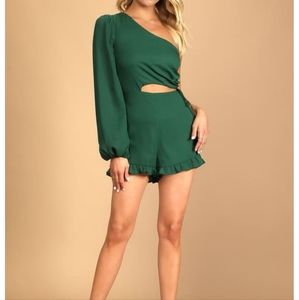 Lulu's One shoulder Romper
